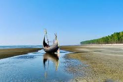 Serenity of Boats on Cox's Bazar Waters in Bangladesh